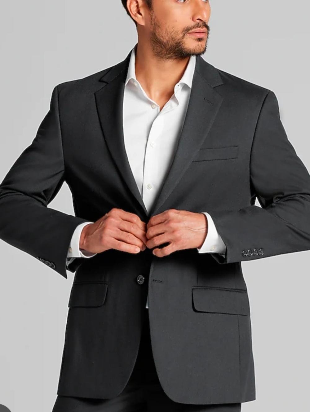 Pronto Uomo Wool 2 Button Lapel Notch Suit Jacket Blazer 38 NWT